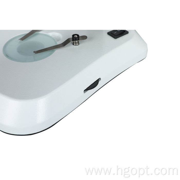 Binocular Head Microscope with Dial Dimmer Switch